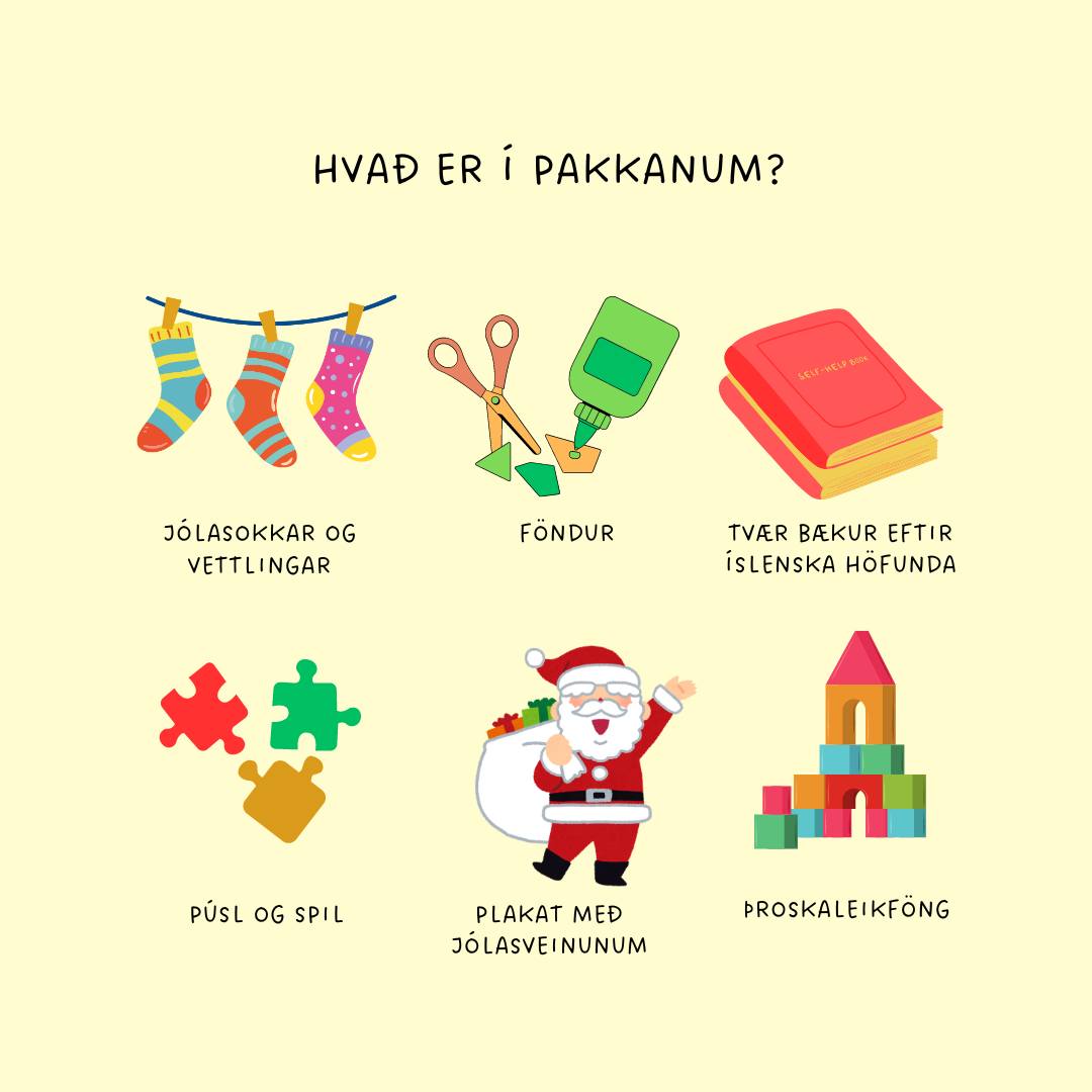Jólaálfurinn TAX FREE - Grunnskólapakkinn