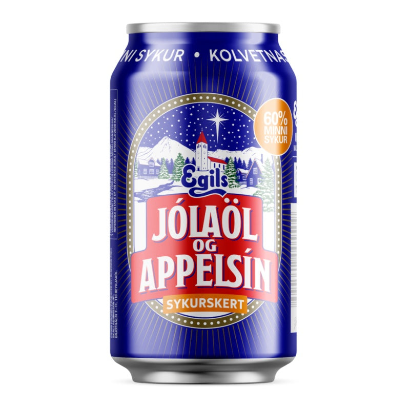 Egils jólaöl (less sugar) dós 330ml