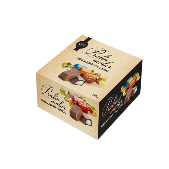 Pralín Molar Blandaðir 390gr