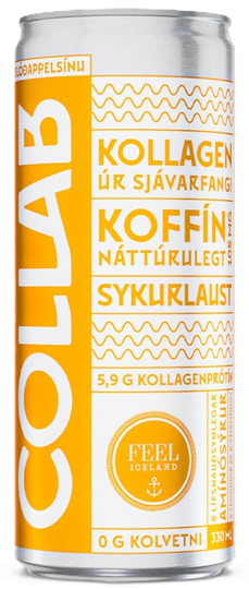 Collab Blood Orange Collagen Energy Drink Icelandic