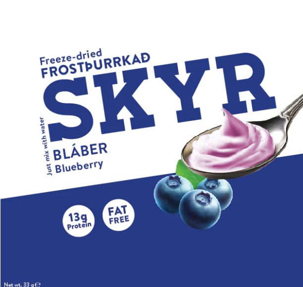 Blueberry FREEZE-DRIED Icelandic Skyr