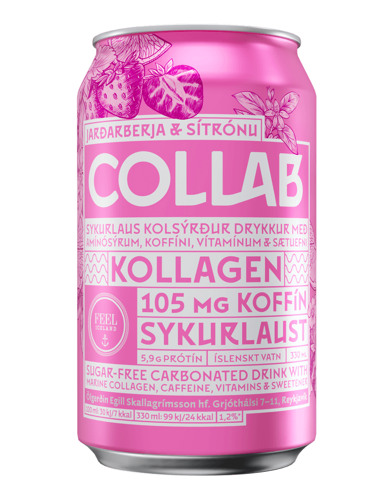 COLLAB Drink – Strawberry & Lemon Flavor (330ml)