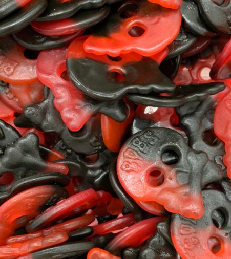 Bubs Raspberry and Licorice Skull (Vegan)