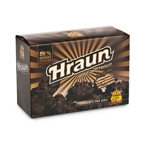Góu Hraunbitar Dark - Lava Chocolate Wafers
