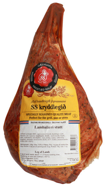 Leg of Icelandic Lamb ~1.8kg - Kryddlegið Lamblæri