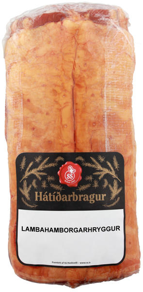 Léttreyktur Lambahryggur með beini - Light Smoked Lamb Loin With Bone