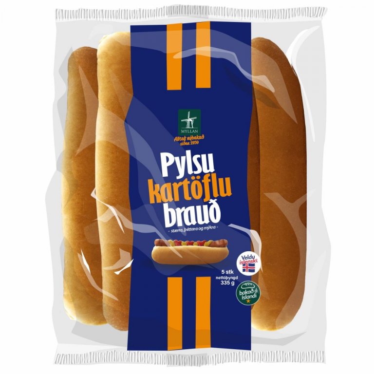 Myllan Hot Dog Potato Buns