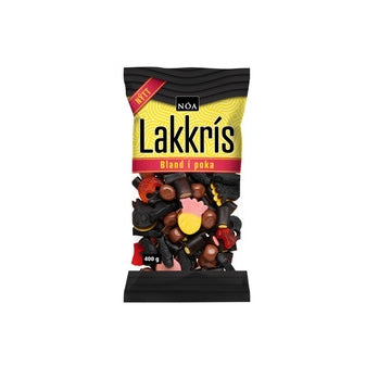 Nóa Liqourice Bland í poka (400gr)