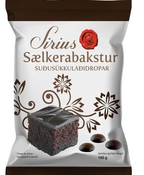 Siríus Suðusúkkulaðidropar