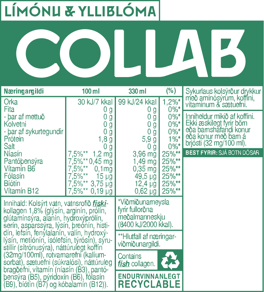 COLLAB GREEN / LEMON AND WILLOW FLOWERS 330 ml