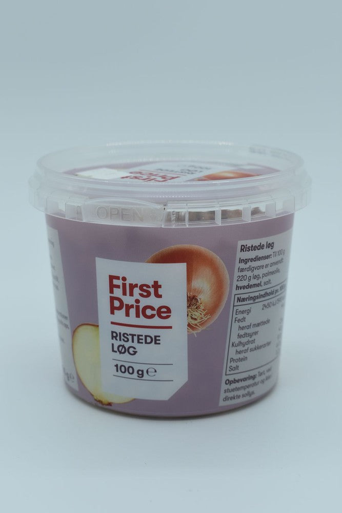 Fried Onions Steiktur Laukur - Crispy Topping for Icelandic Hot Dogs