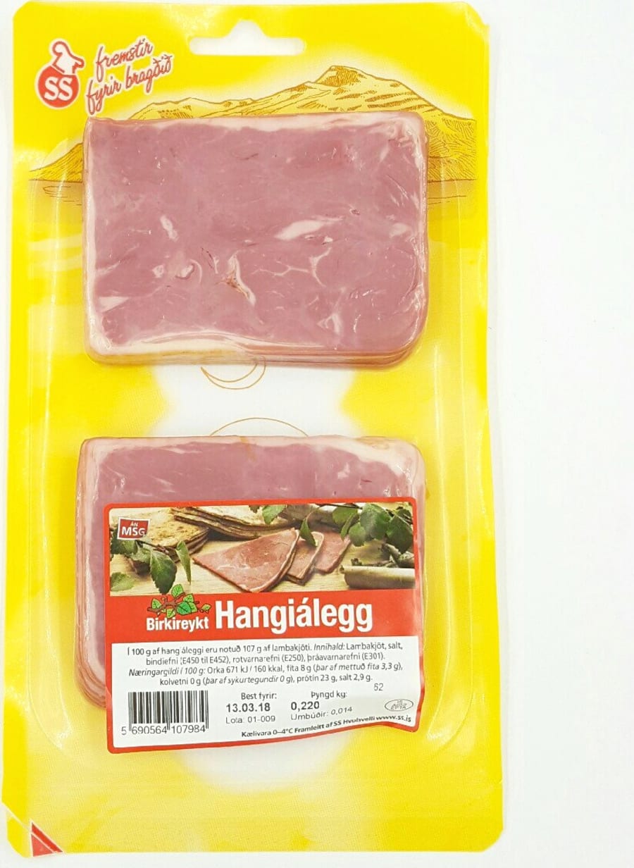 Hangikjöt / Hungmeat 220gr. 16pcs