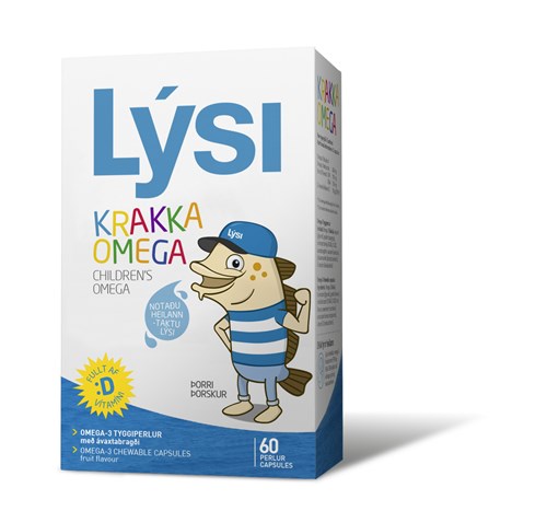Krakka Lýsi - Kids Omega 3 60pills