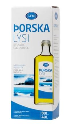 Þorskalýsi 500ml - Cod Liver Oil
