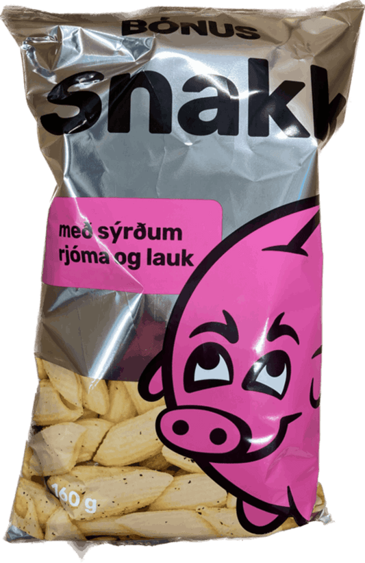 Bónus snack with sour cream & onion 160gr