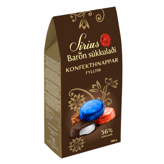 Barónmolar fylltir hnappar 280gr