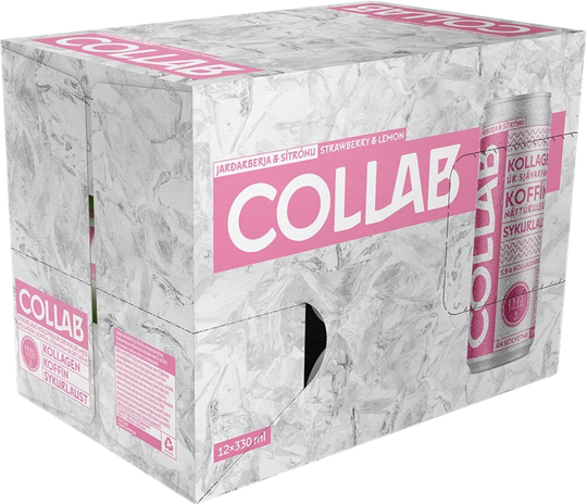 COLLAB PINK / STRAWBERRY & LEMON 330 ml