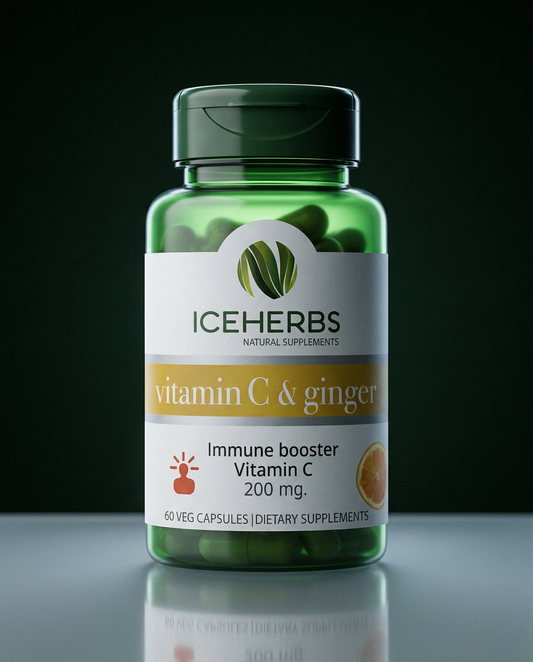 Vitamin C + Ginger | Iceherbs · 60 ct
