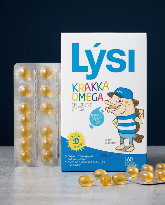 Kids Omega-3 Capsules | Lýsi · 60 ct
