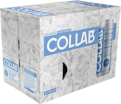 Collab Forest Berries Collagen Energy Drink 12 pac Icelandic