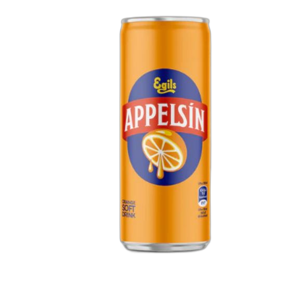 Egils Appelsín - 冰岛原味橙汁汽水 (330毫升罐装)