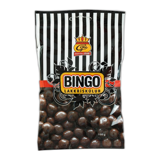 Góu Bingo Balls - Licorice Toffee in Dark Chocolate (150g)