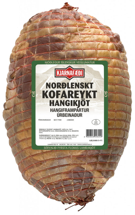 Smoked front Leg of Lamb - Kjarnafæði Kofareykt Hangikjöt Úrbeinaður frampartur