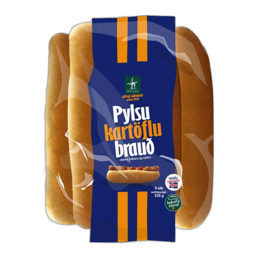Pan para perritos calientes Myllan (Pylsubrauð)