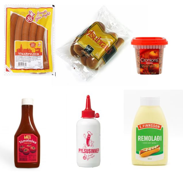 BIG HOT DOG BUNDLE PACK - EVERY PRODUCT NEEDED FOR AN ICELAND HOT DOG PARTY!