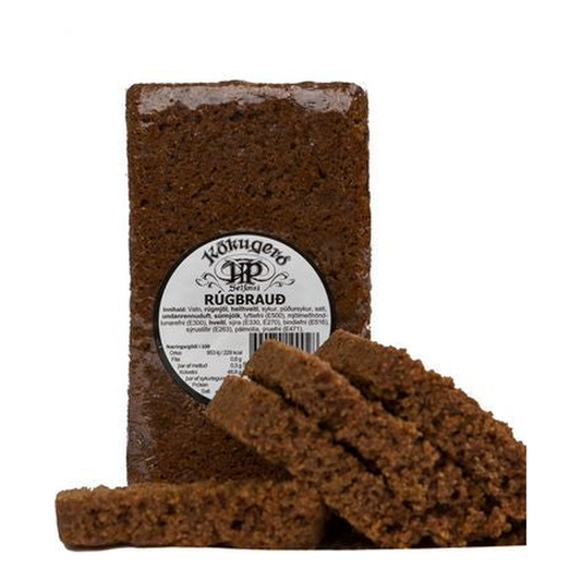 Rúgbrauð – Pan de centeno islandés (400 g)