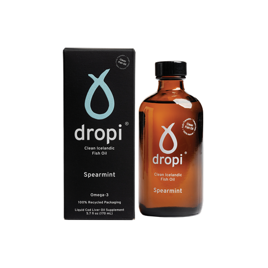 Dropi Cod Liver Oil Spearmint (170ml) (5.7oz)