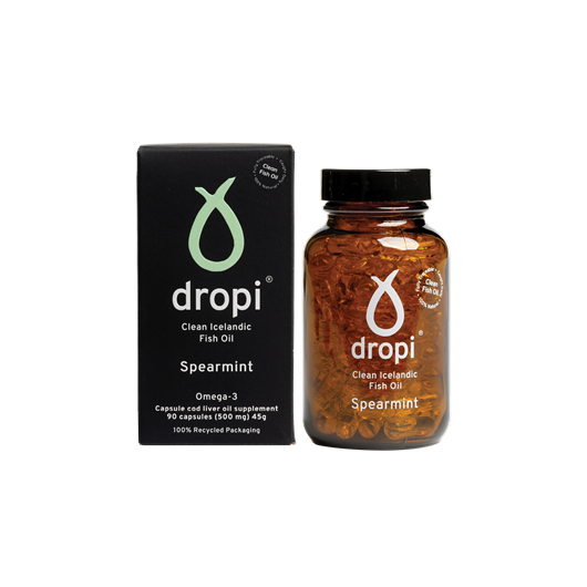 Dropi Cod Liver Oil Spearmint 90 capsules