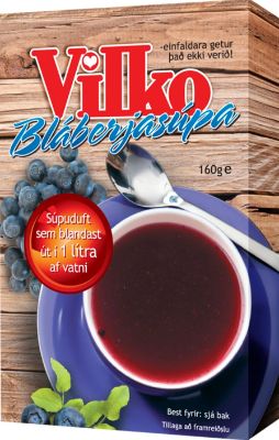 Vilko Bláberjasúpa 160gr / Hot Blueberry Soup