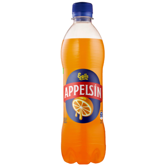 Egils Appelsin Icelandic Orange Soda 500ml Plastic Bottle
