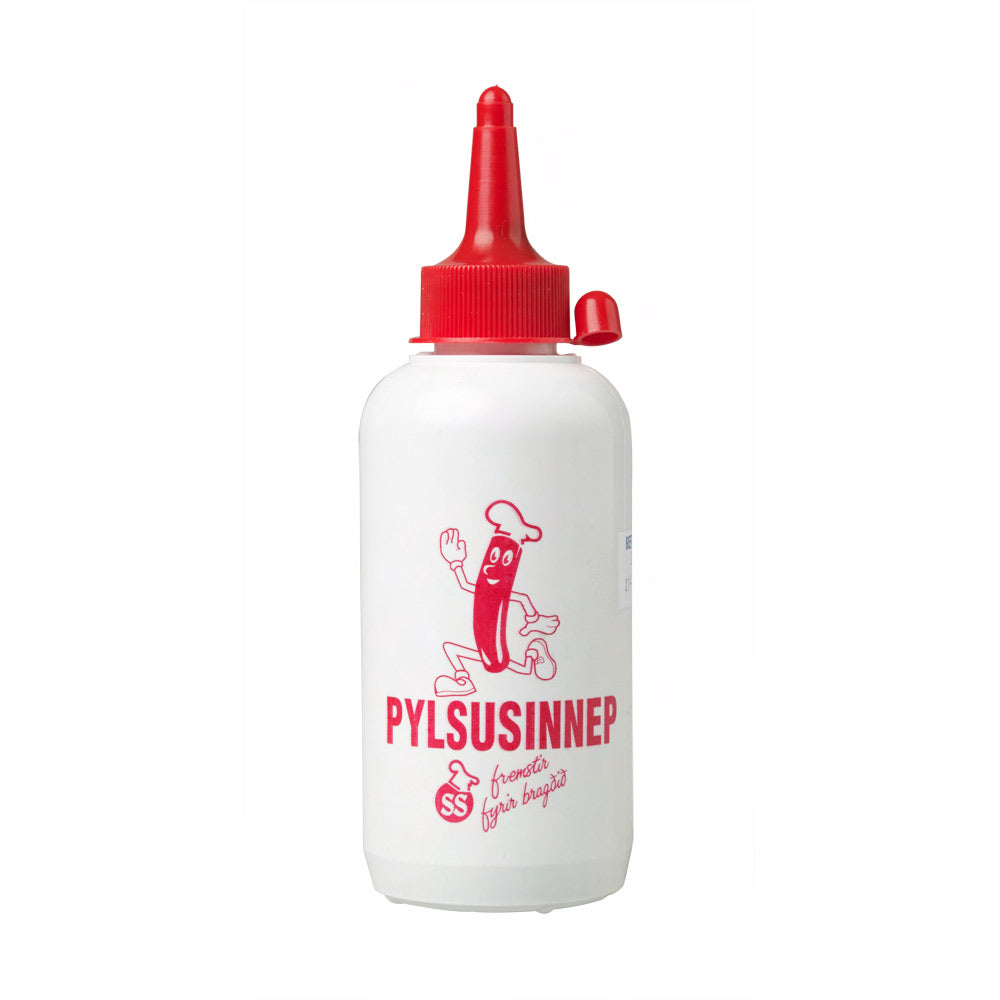 Icelandic Hot Dog Mustard Pylsusinnep SS Pylsur Topping
